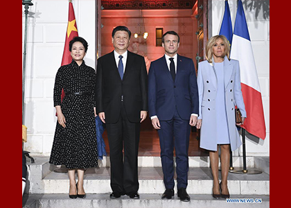 Xi, Macron Agree to Forge More Solid, Stable, Vibrant China-